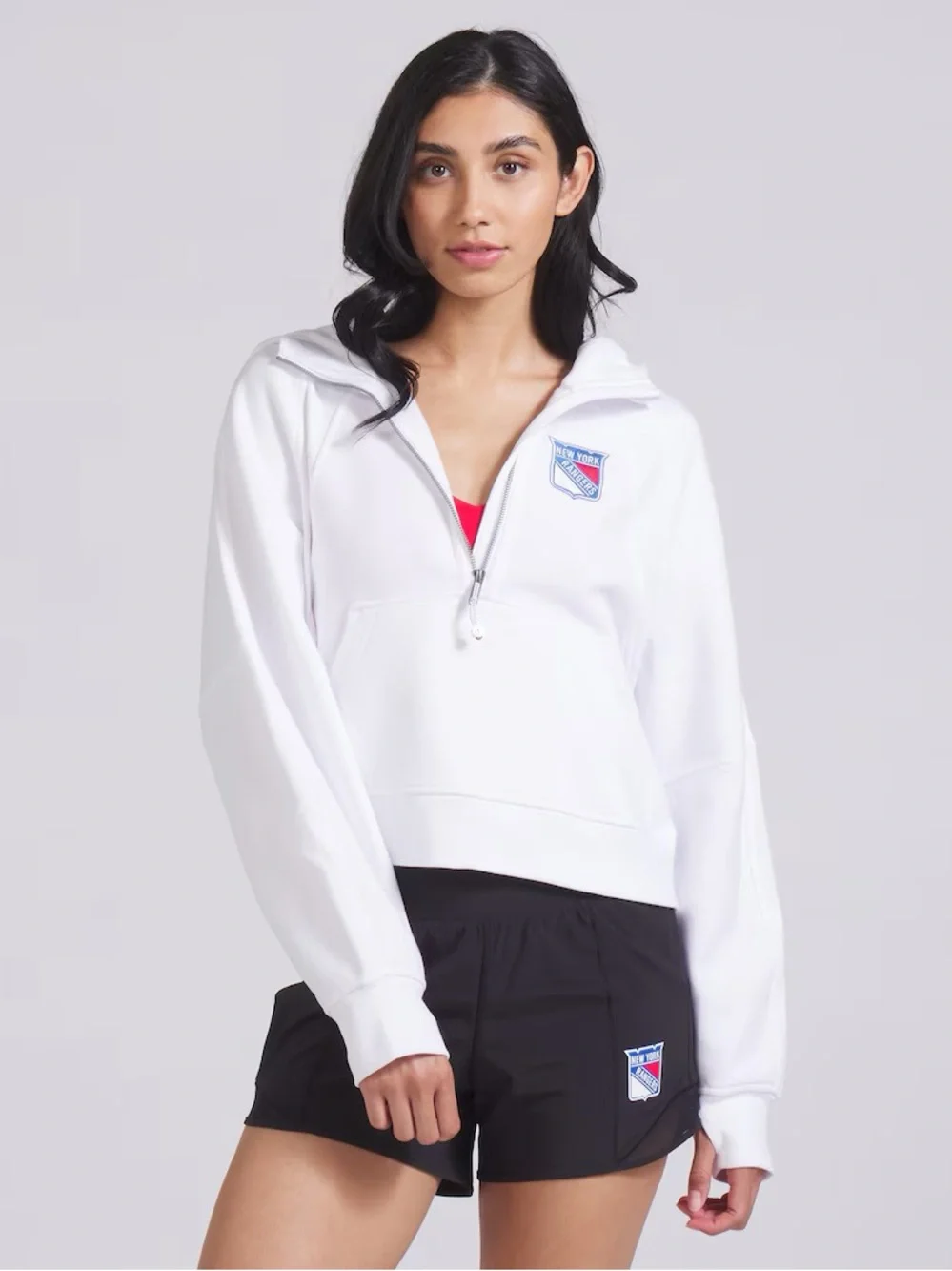Women's New York Rangers lululemon Scuba Oversized Half-Zip Hoodie (M/L) NWOT